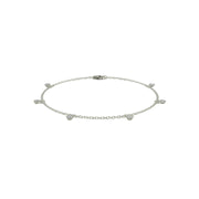 Bracelet diamants naturels ronds 0.30 carat or blanc Celestina